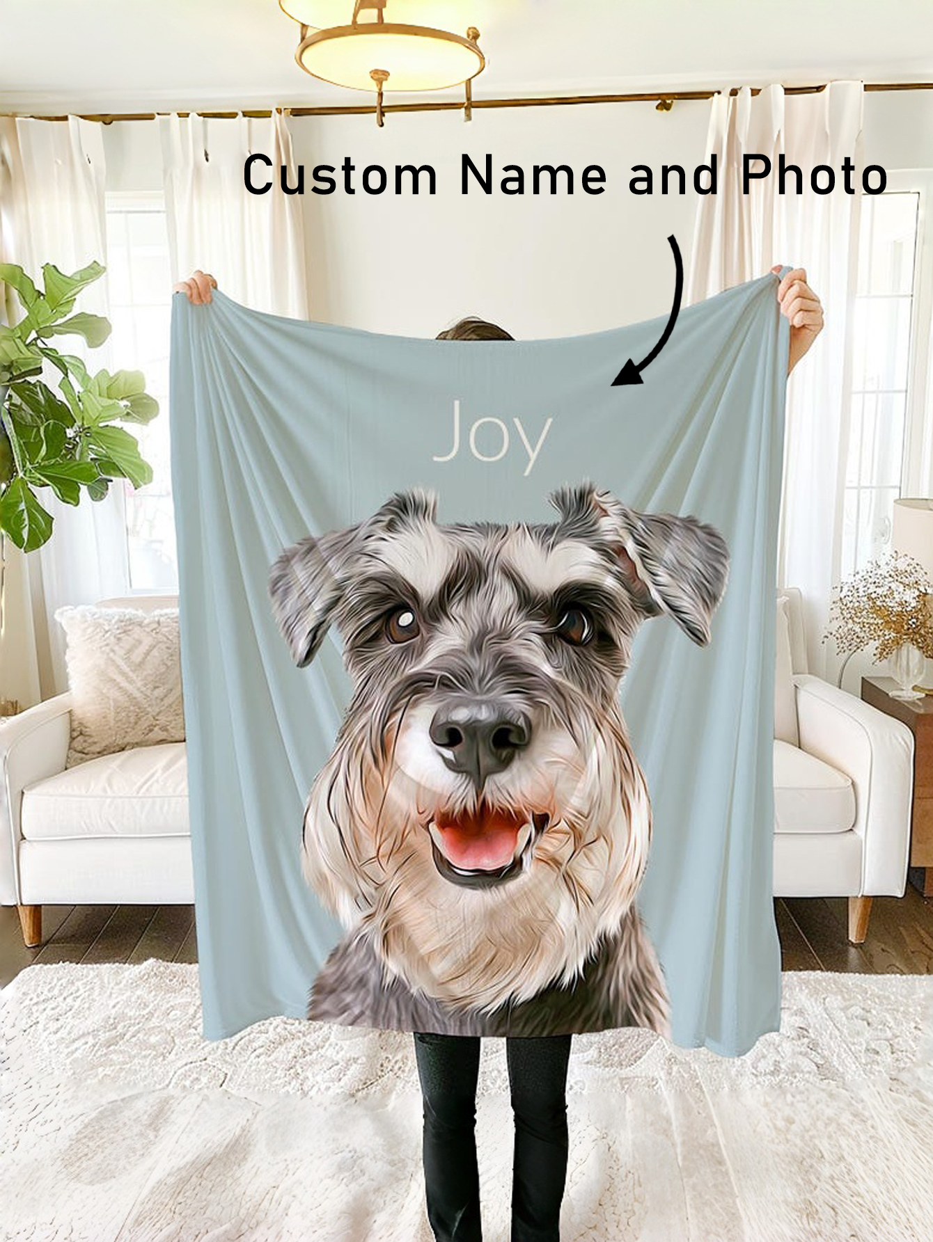 Custom Pet Blankets From Photo